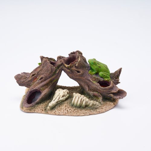 Pet simulation resin tree root landscaping shrub